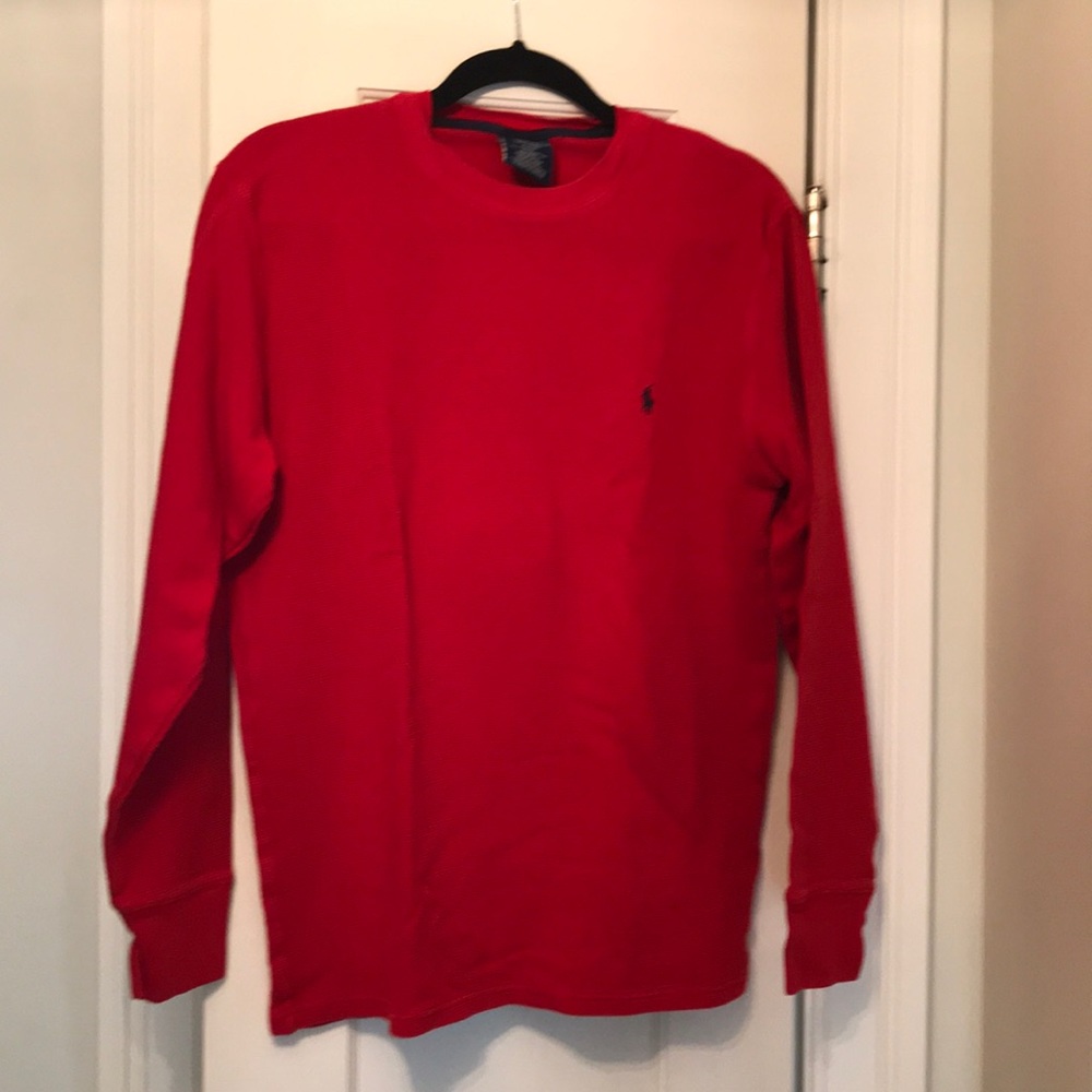 Men’s polo waffle shirt